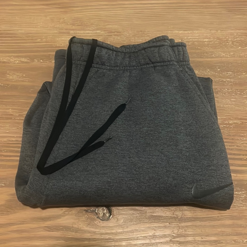 Heathered-Gray Nike Sweatpants
